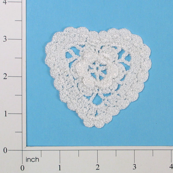 Katherine Crochet Doily    - White