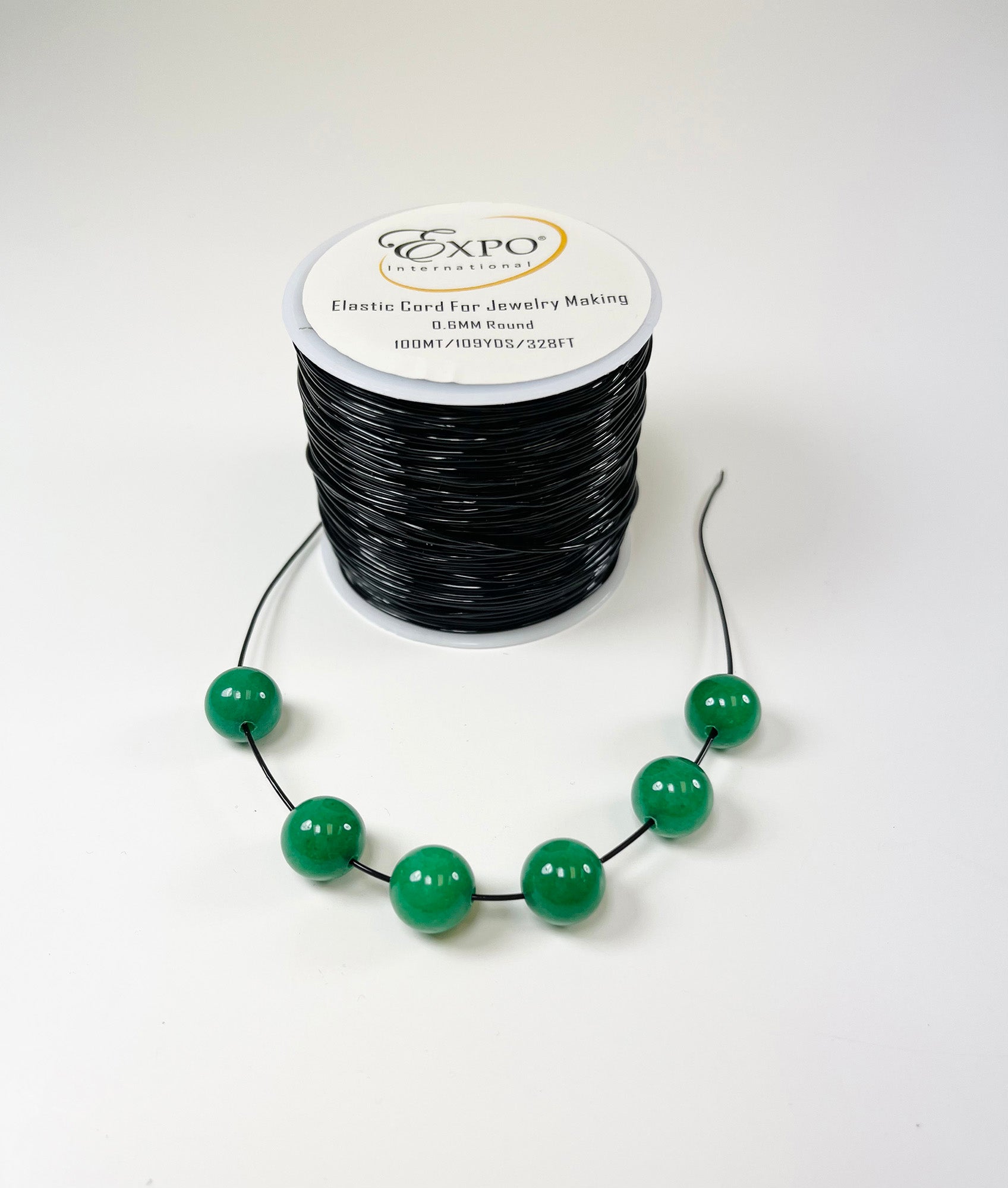 Elastic Stretch String Cord for Jewelry Making 0.6mm, in 100m Spool