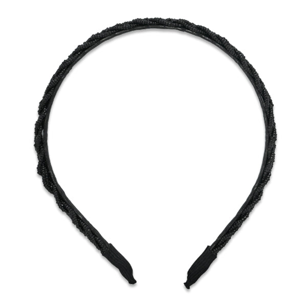 Braided Rocaille Beaded Headband