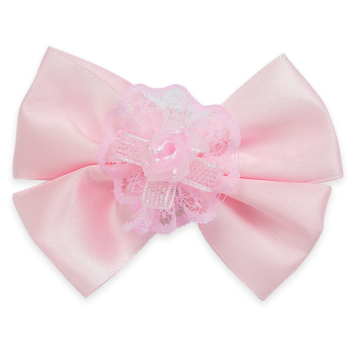 Mariah Bow with Organza Emellishment w/clip