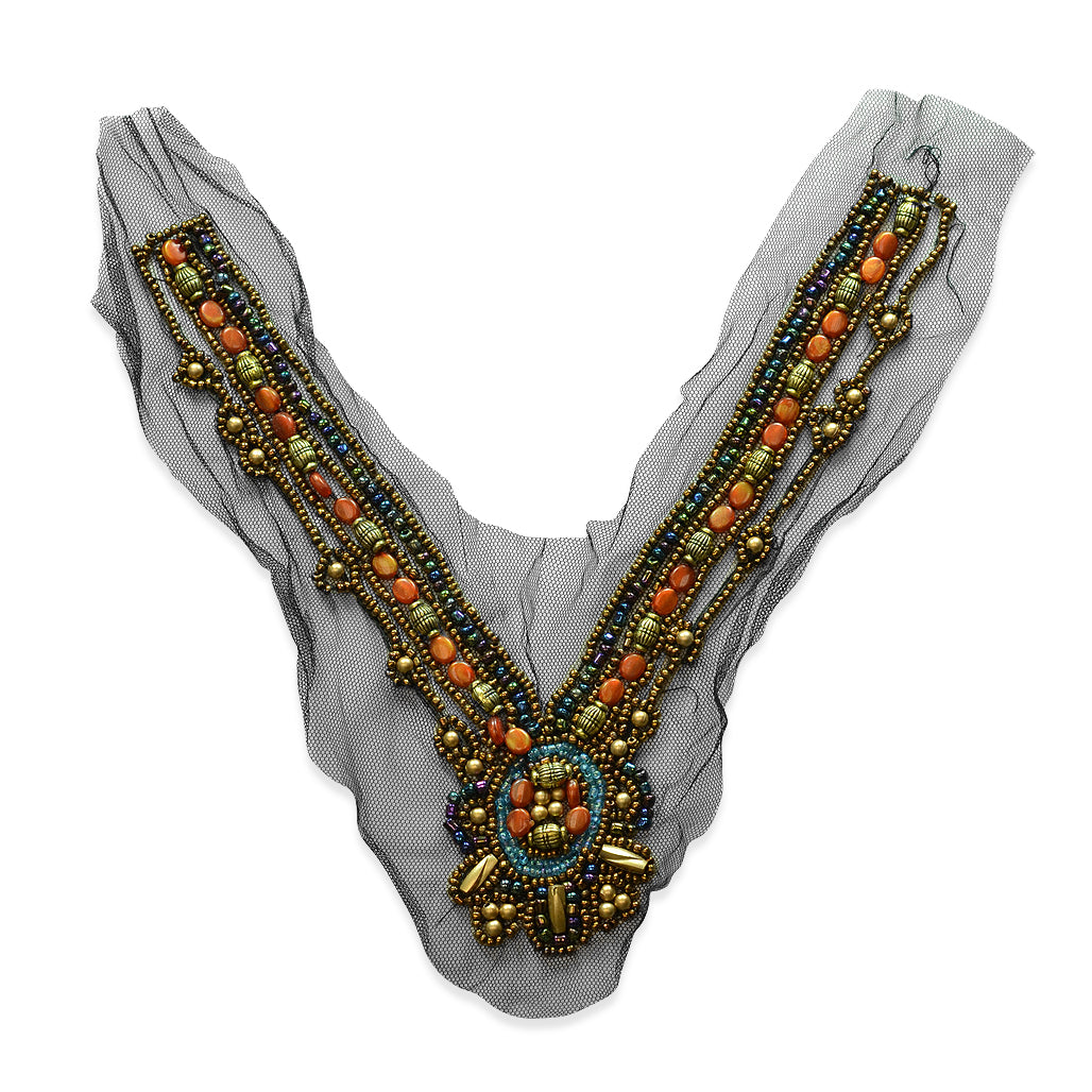 Altagracia Beaded Embroidery Collar