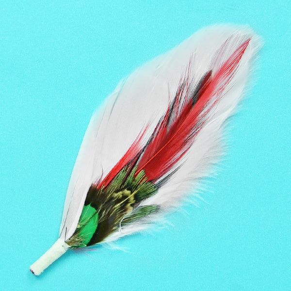 4" Feather Plume Pack of 3 - FMP4155  - Multi Colors