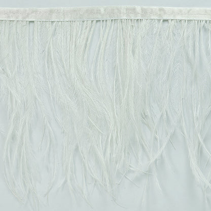 Natural Ostrich Feather Trim (Sold by the Yard)