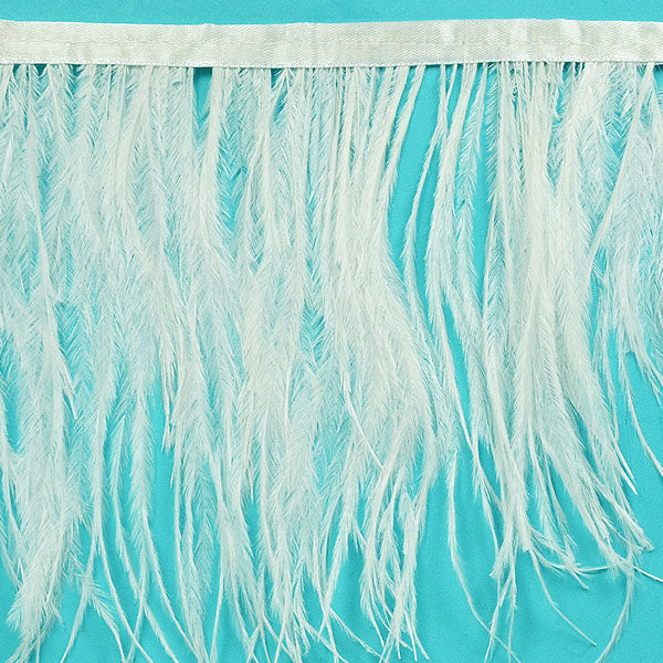Natural Ostrich Feather Trim (Sold by the Yard)