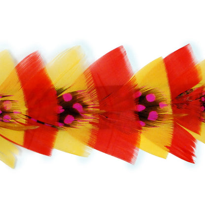 2" Feather Trim Band Pack of 36"