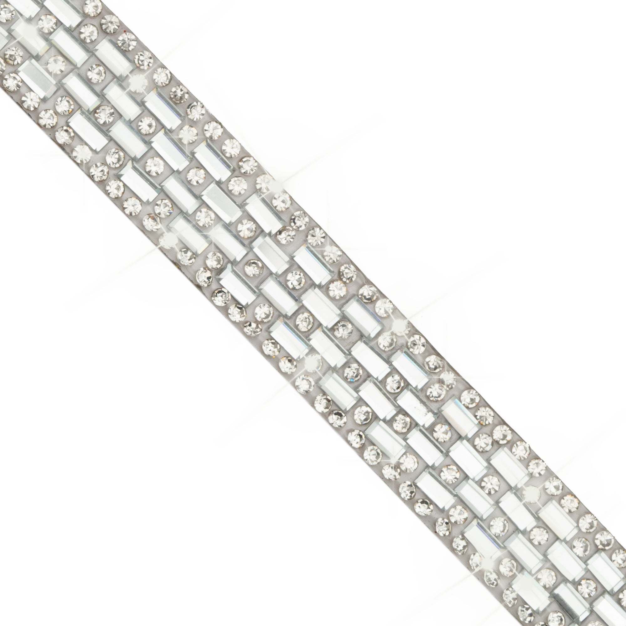 Emily 1/2" Iron-on Rhinestone Trim    (Sold by the Yard)