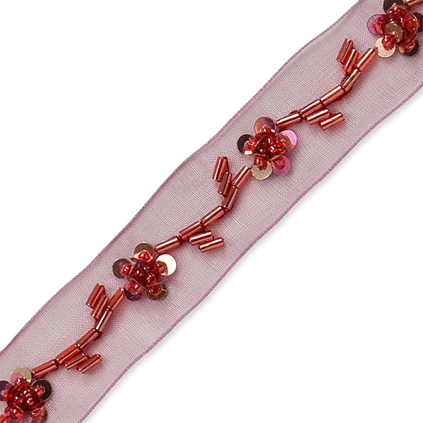 Beaded Sequin Vine Trim (3/4") (Sold by the Yard)