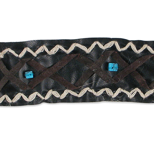 Beaded Fur and Faux Suede Trim (Sold by the Yard)
