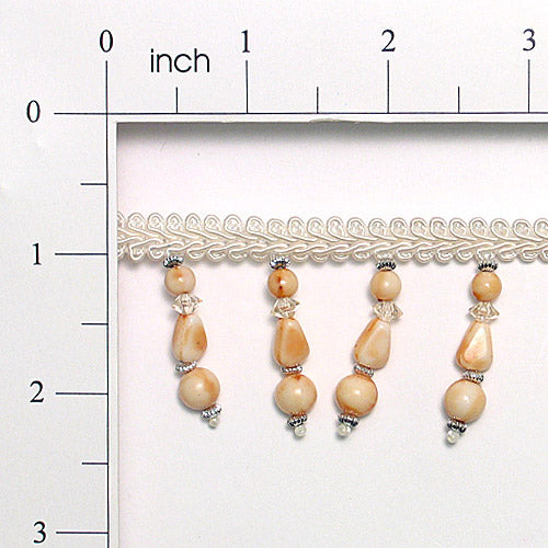 Beaded Trim | Beige (Sold by the Yard)