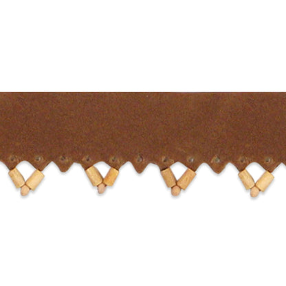 Scalloped Faux Suede Trim (Sold by the Yard)