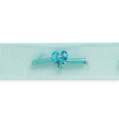 Beaded Organza Ribbon Trim (Sold by the Yard)