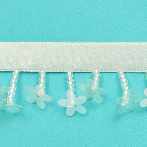 Flower Sequin Fringe Trim (Sold by the Yard)