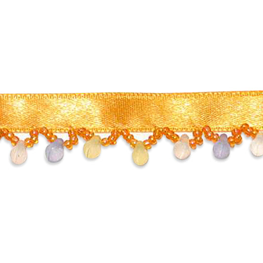 Marble Beaded Fringe Trim (Sold by the Yard)