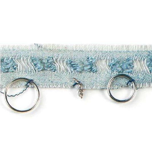 Rings & Chains Denim Trim    (Sold by the Yard)