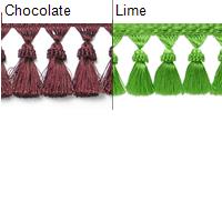 5 yards of Tassel Fringe - Lime - 3 1/2"