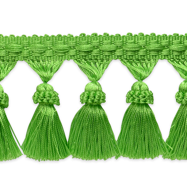 5 yards of Tassel Fringe - Lime - 3 1/2"