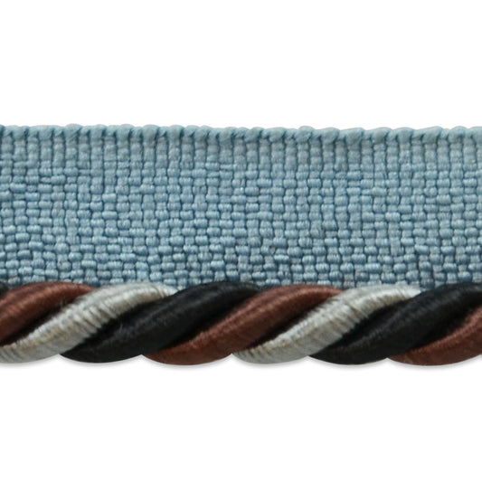 1/4" Multi Colored Twisted Lip Cord Trim (Sold by the Yard)