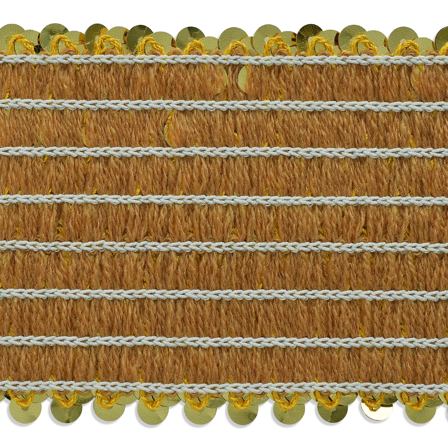 8 Row Sequin Stretch (Sold by the Yard) Sequin Trims & Fringes