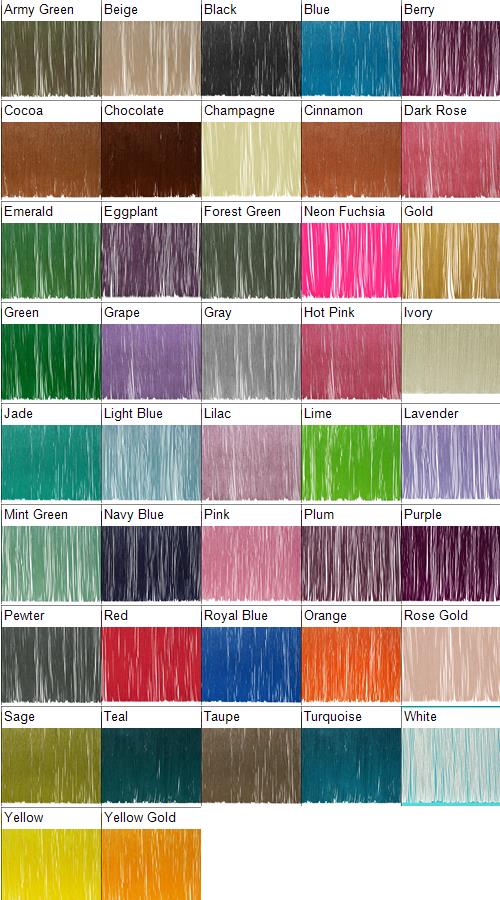 6" Chainette Fringe Trim, Polyester, Decorative, Versatile for Costumes