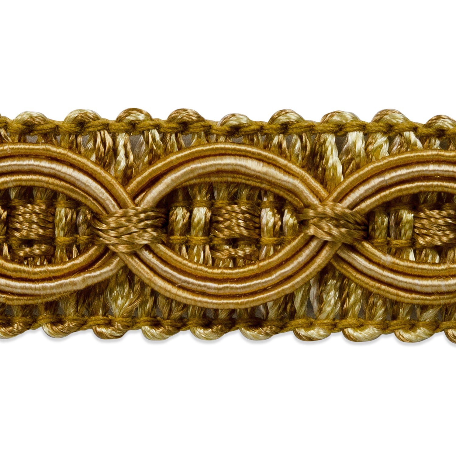 Collette Woven Braid Circle Trim      (Sold by the Yard)