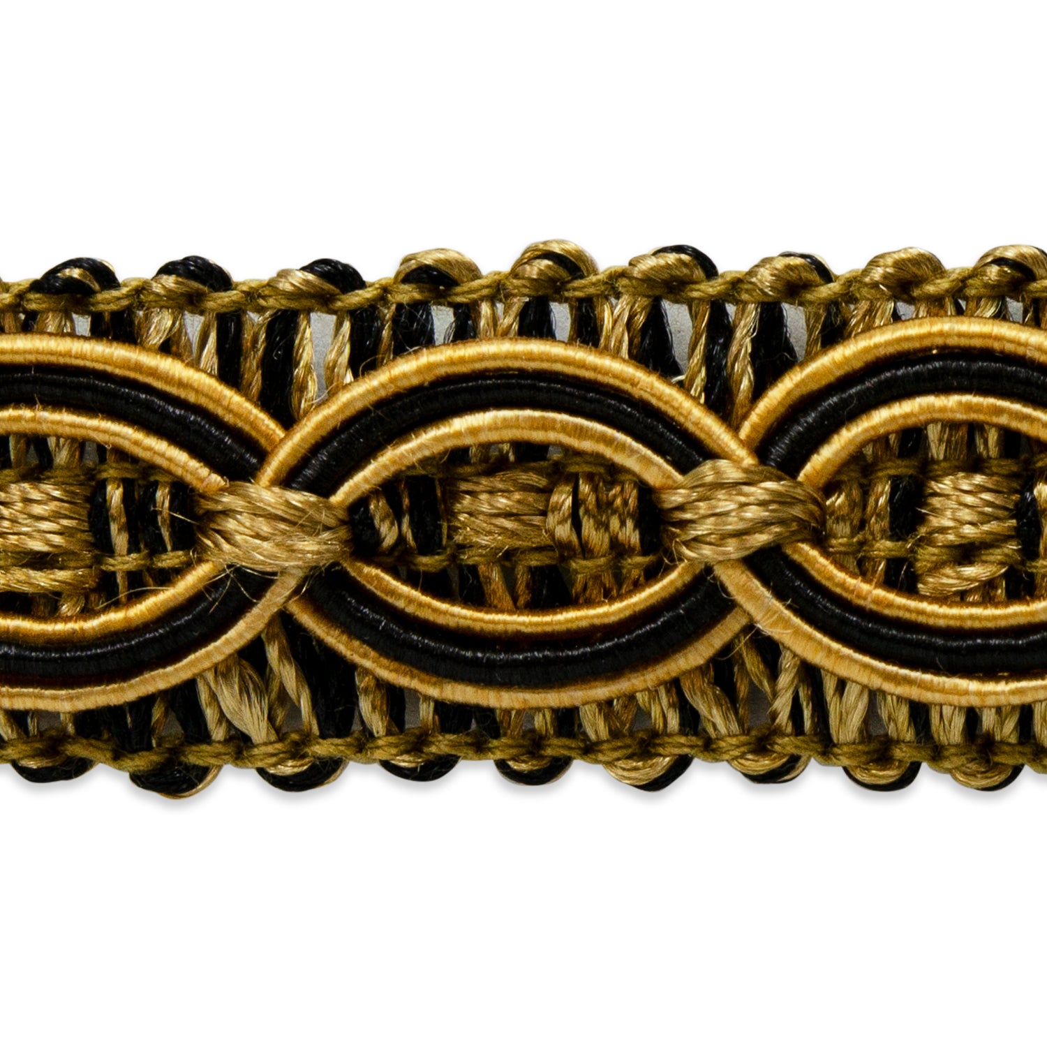 Collette Woven Braid Circle Trim      (Sold by the Yard)