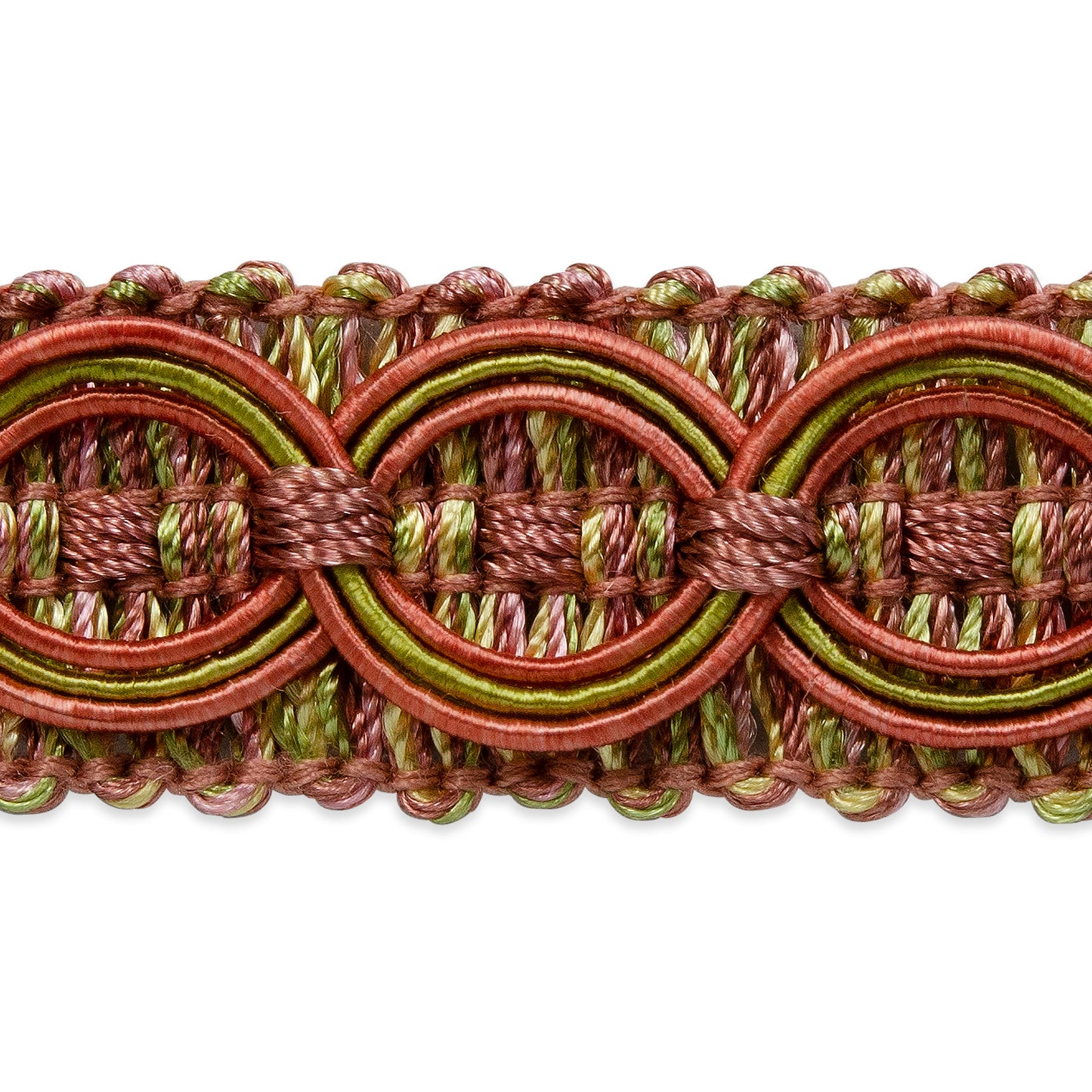 Collette Woven Braid Circle Trim (Sold by the Yard)
