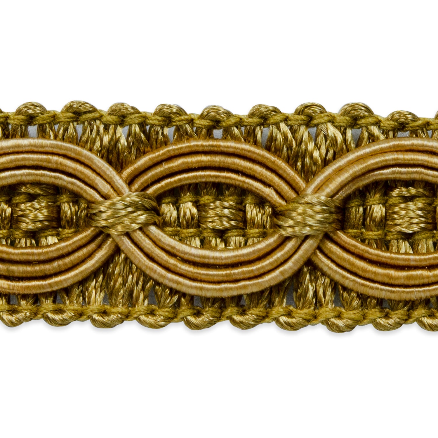 Collette Woven Braid Circle Trim      (Sold by the Yard)