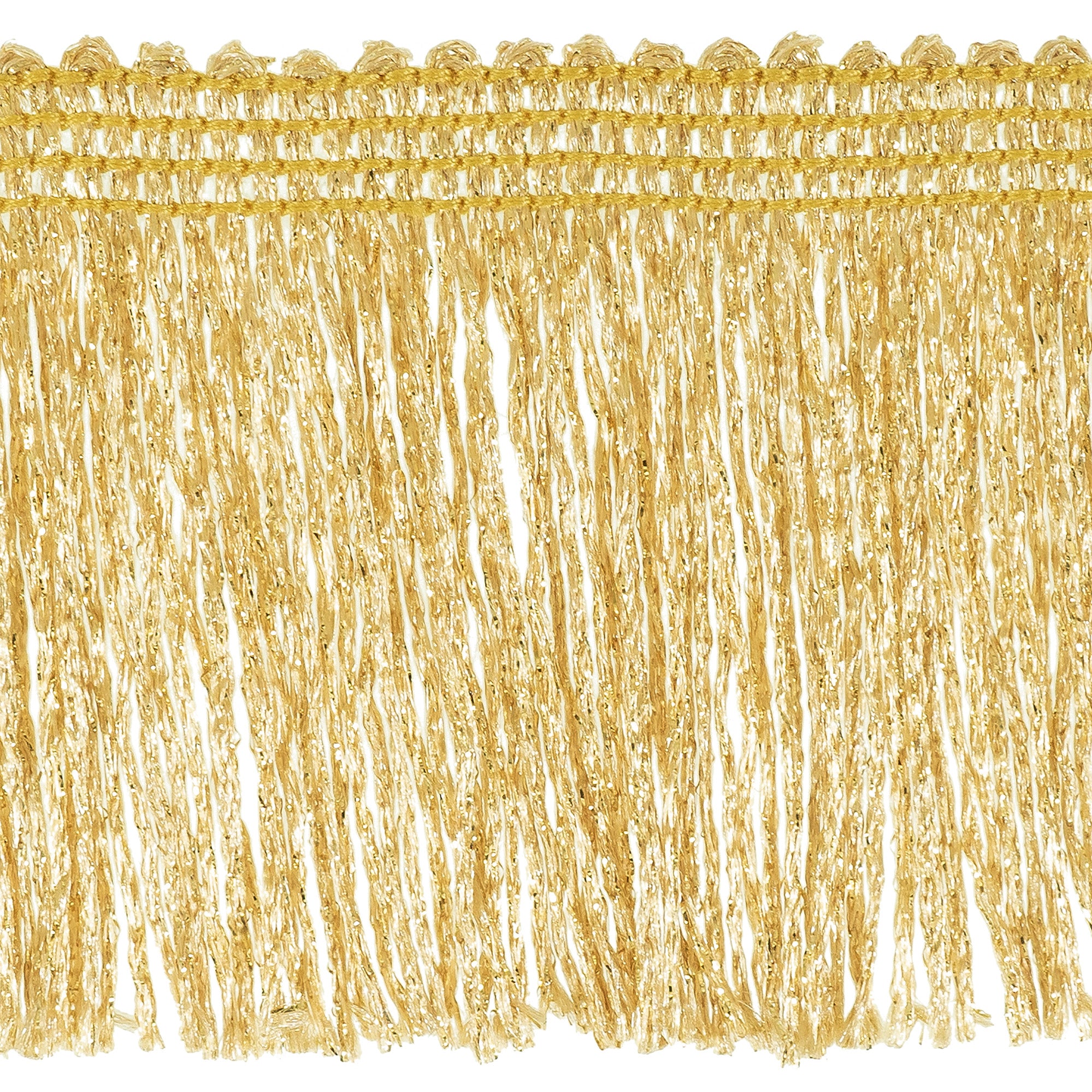 2" Glitter Chainette Fringe, Polyester, Decorative, Versatile for Costumes