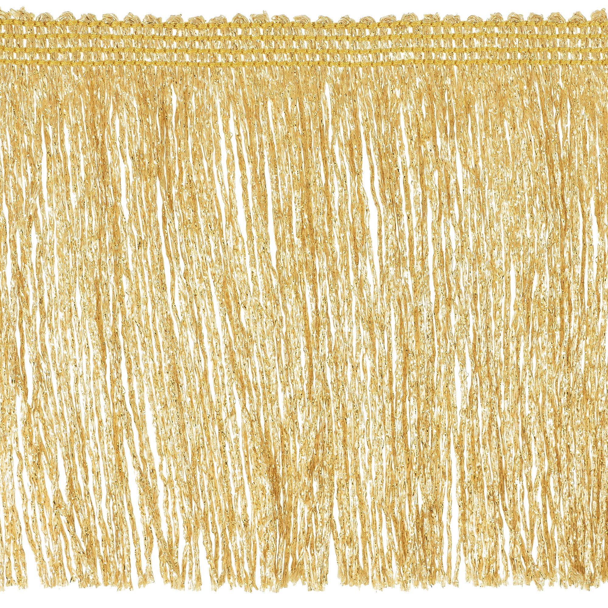 6" Glitter Chainette Fringe, Polyester, Decorative, Versatile for Costumes