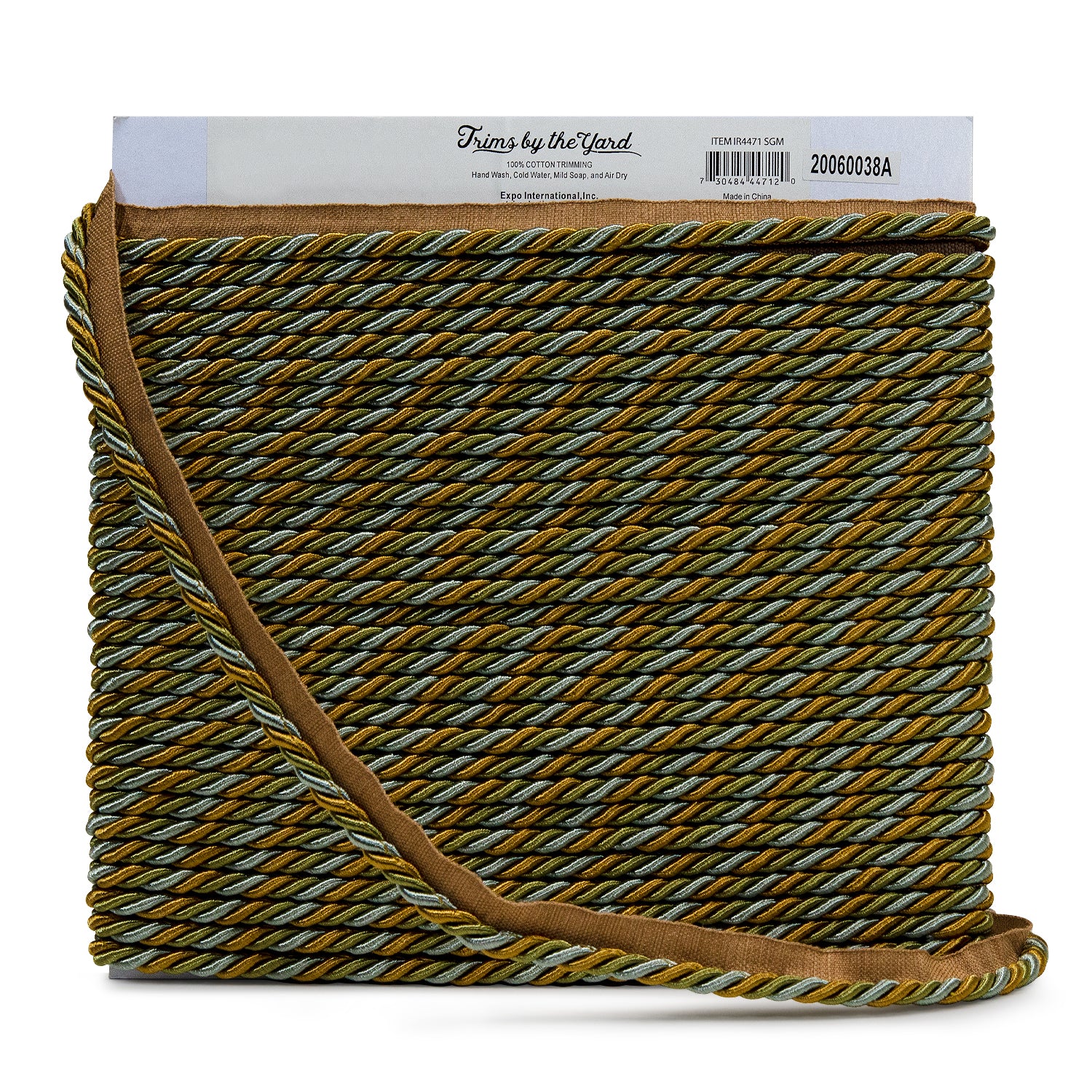 Preshea 3/8" Twisted Lip Cord Trim (Sold by the Yard) Cords & Lip Cords