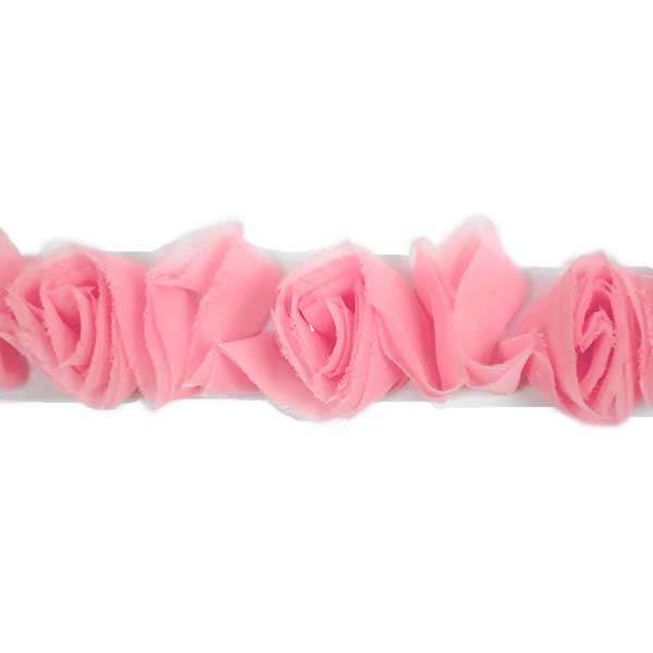 5 yards of Organza Roses on Net Trim