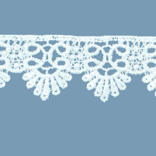 Fan Scalloped Venise Lace Trim (Sold by the Yard)