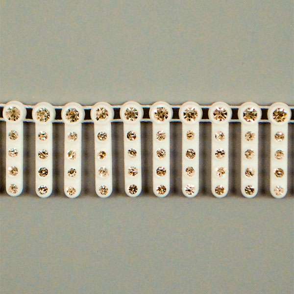 5 yards of Glass Rhinestone Fringe Trim