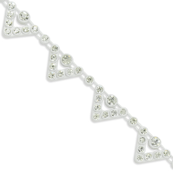 Pyramid Rhinestone Trim    (Sold by the Yard)