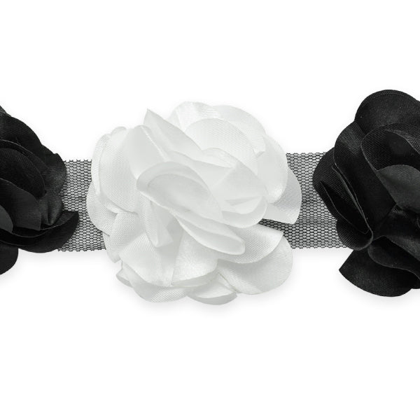 Delicate Flower Fabric Trim  (Sold by the Yard)