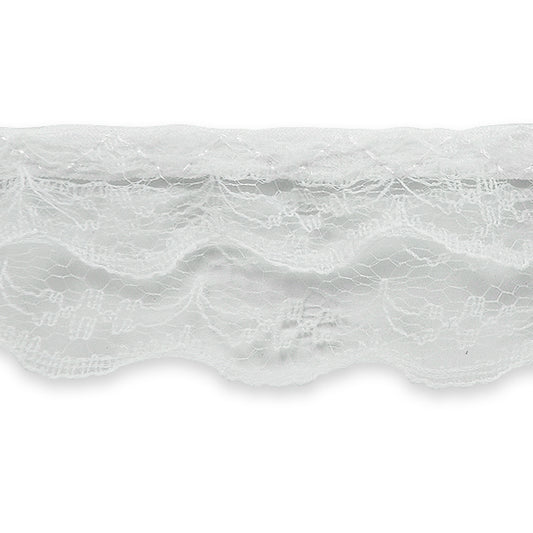 Lace Trim 7/8"- White (Sold by the Yard)