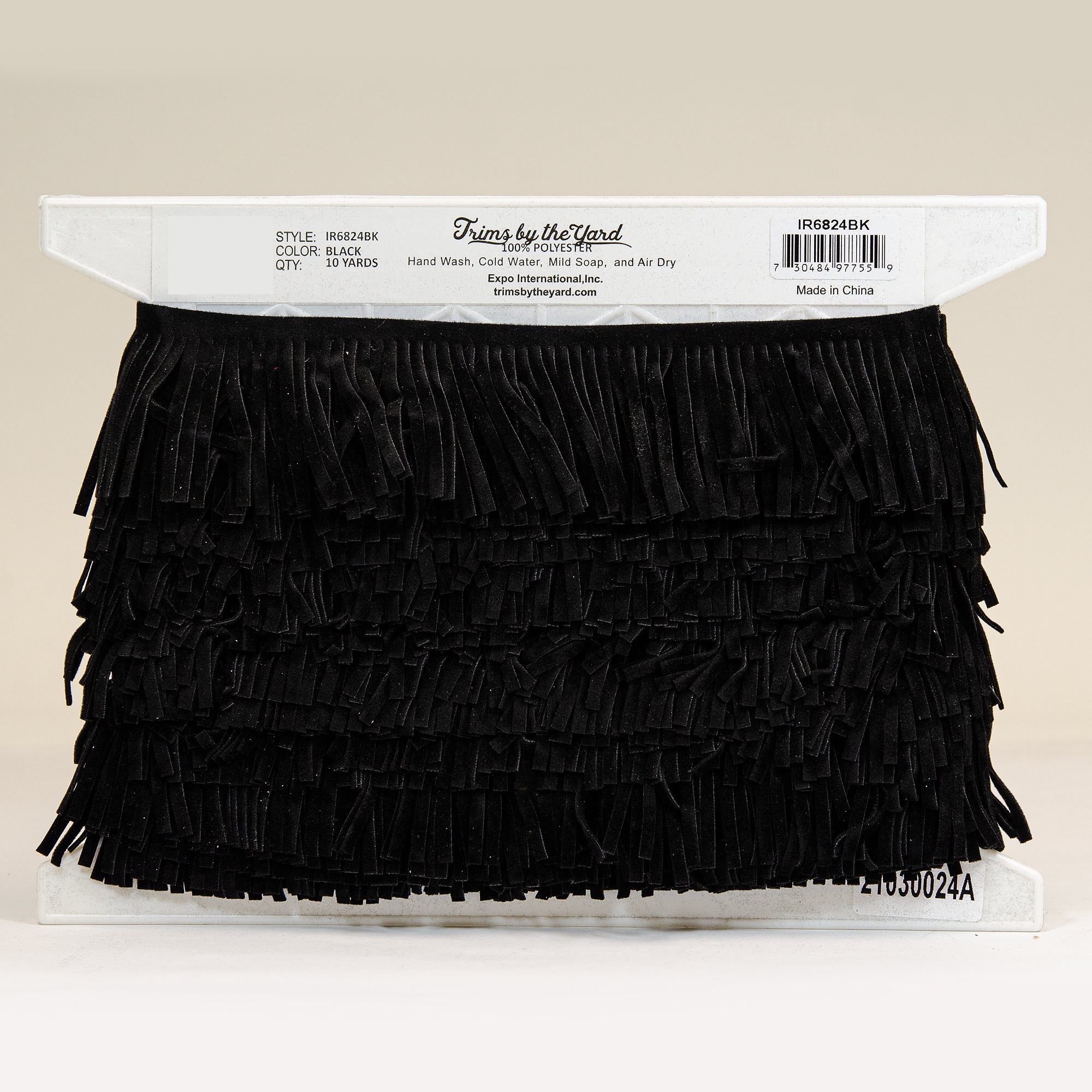 2" Faux Suede Fringe Trim  (Sold by the Yard)