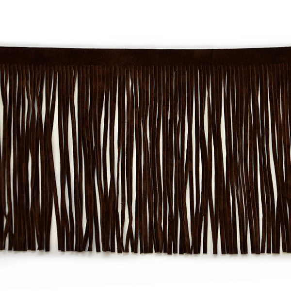 5 yards of 4" Faux Suede Fringe Trim