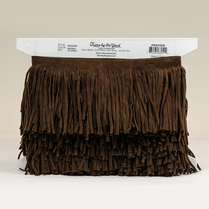 4" Faux Suede Fringe Trim (Sold by the Yard)