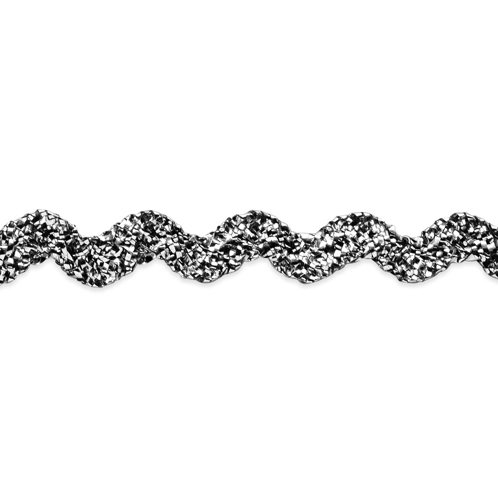 1/4" Metallic Baby Ric Rac Trim
 (Sold by the Yard)