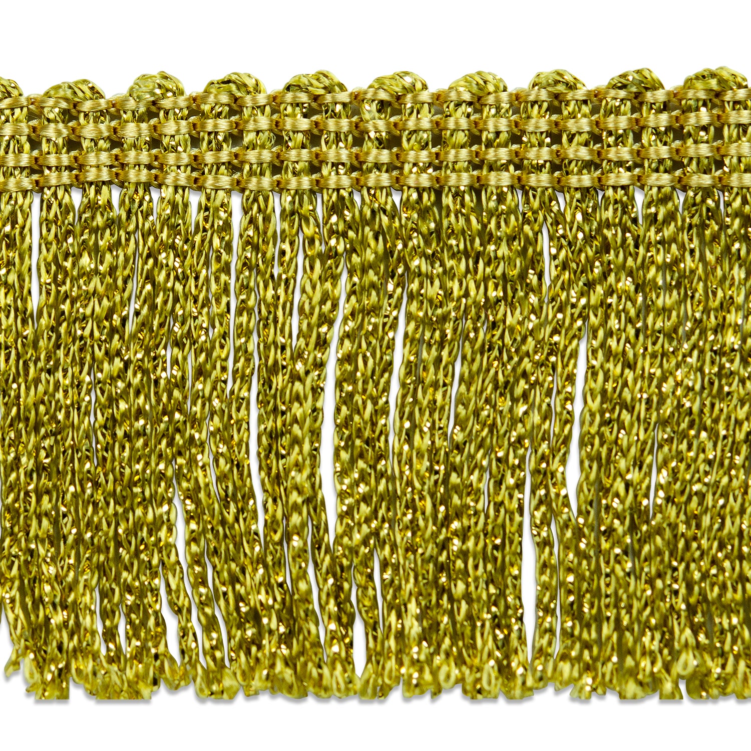 2" Metallic Chainette Fringe, Decorative, Versatile for Costumes (Sold by the Yard)