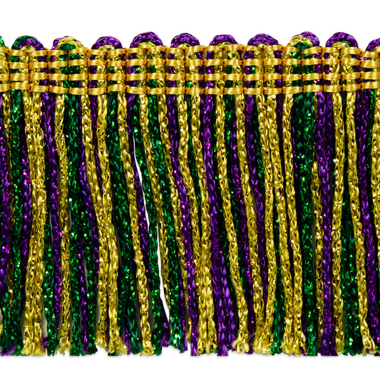 2" Metallic Chainette Fringe Trim (Sold by the Yard)