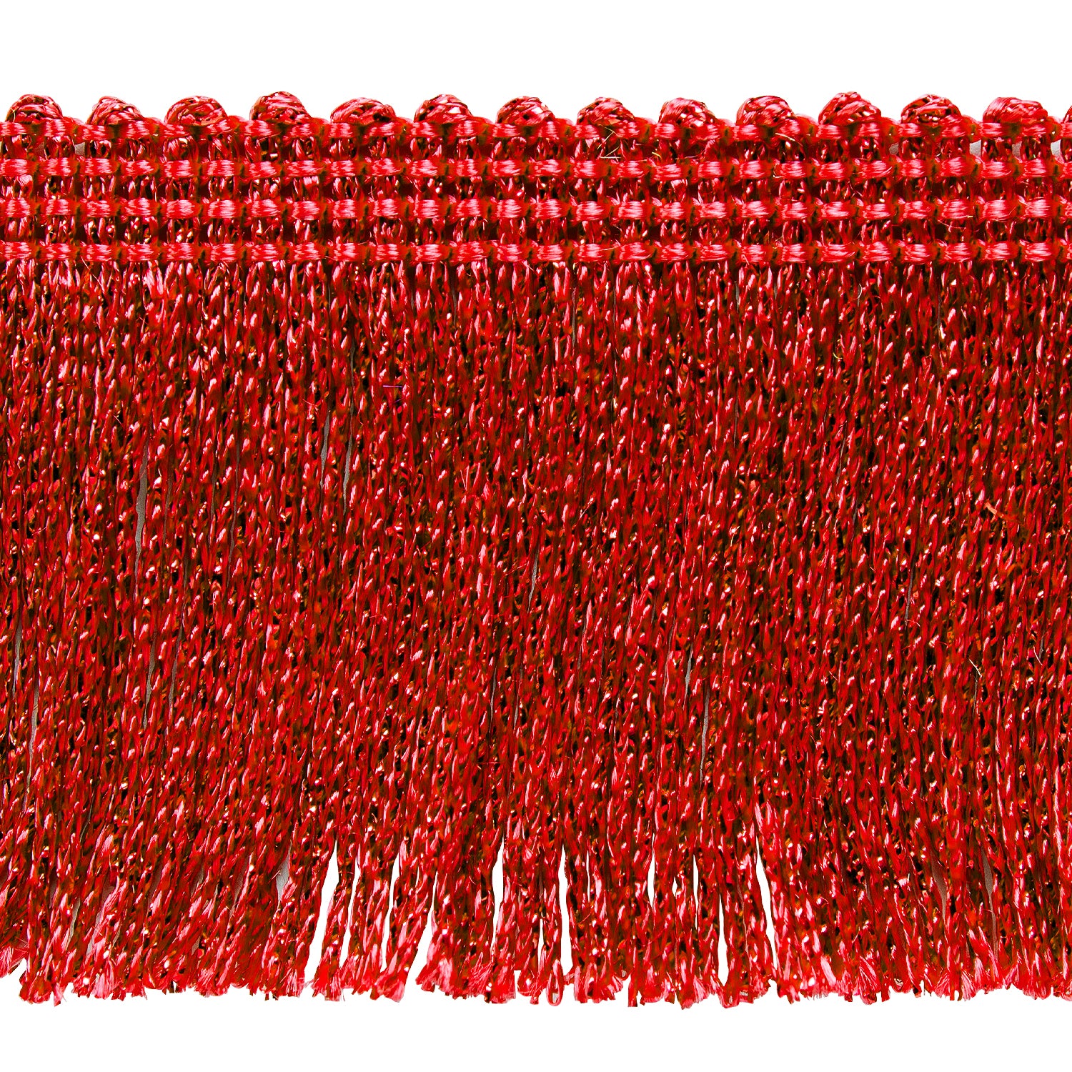 2" Metallic Chainette Fringe, Decorative, Versatile for Costumes (Sold by the Yard)