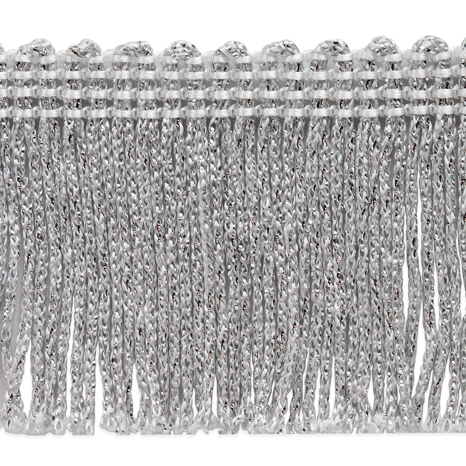 2" Metallic Chainette Fringe, Decorative, Versatile for Costumes (Sold by the Yard)