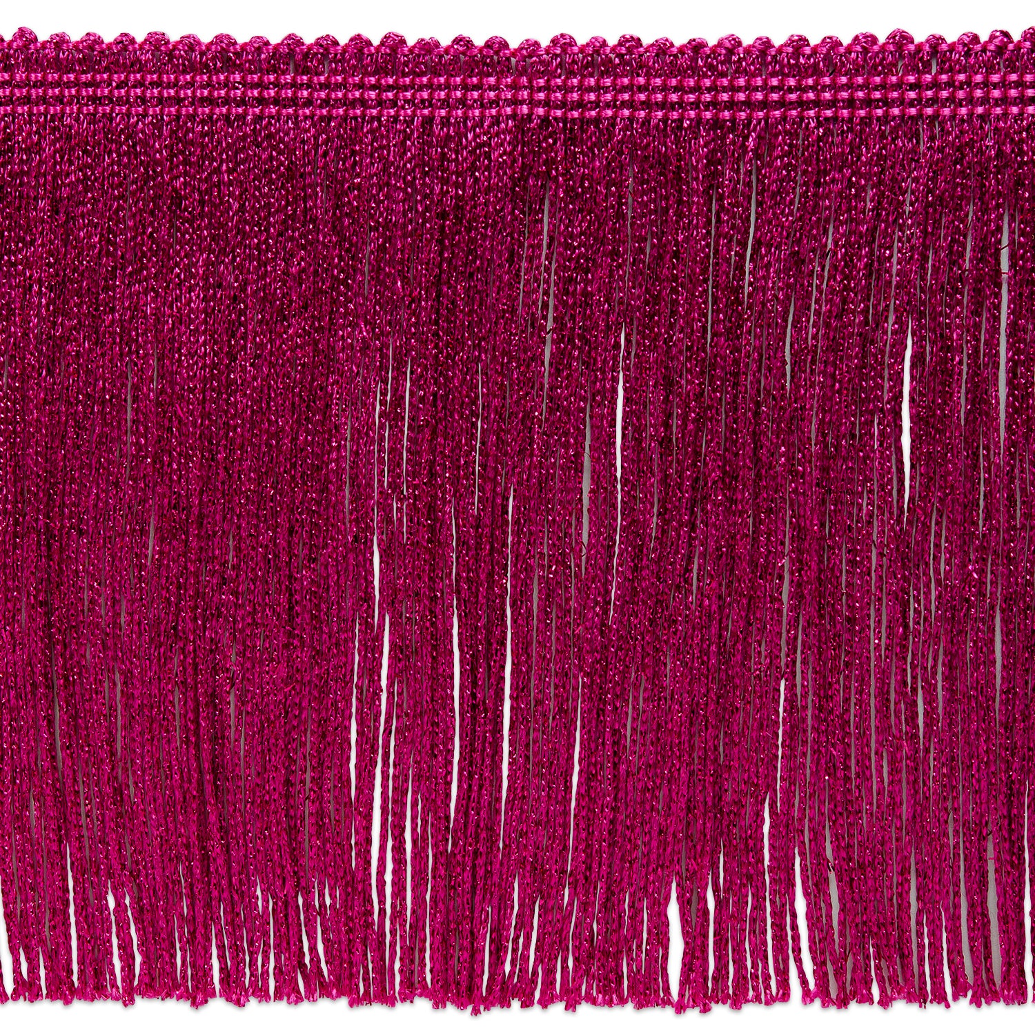 6" Metallic Chainette Fringe Trim