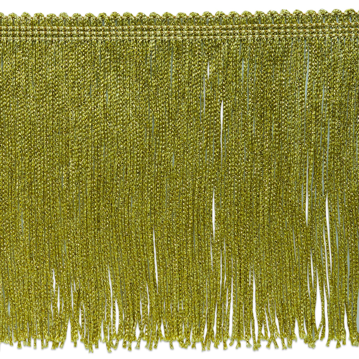 6" Metallic Chainette Fringe, Decorative, Versatile for Costumes (Sold by the Yard)