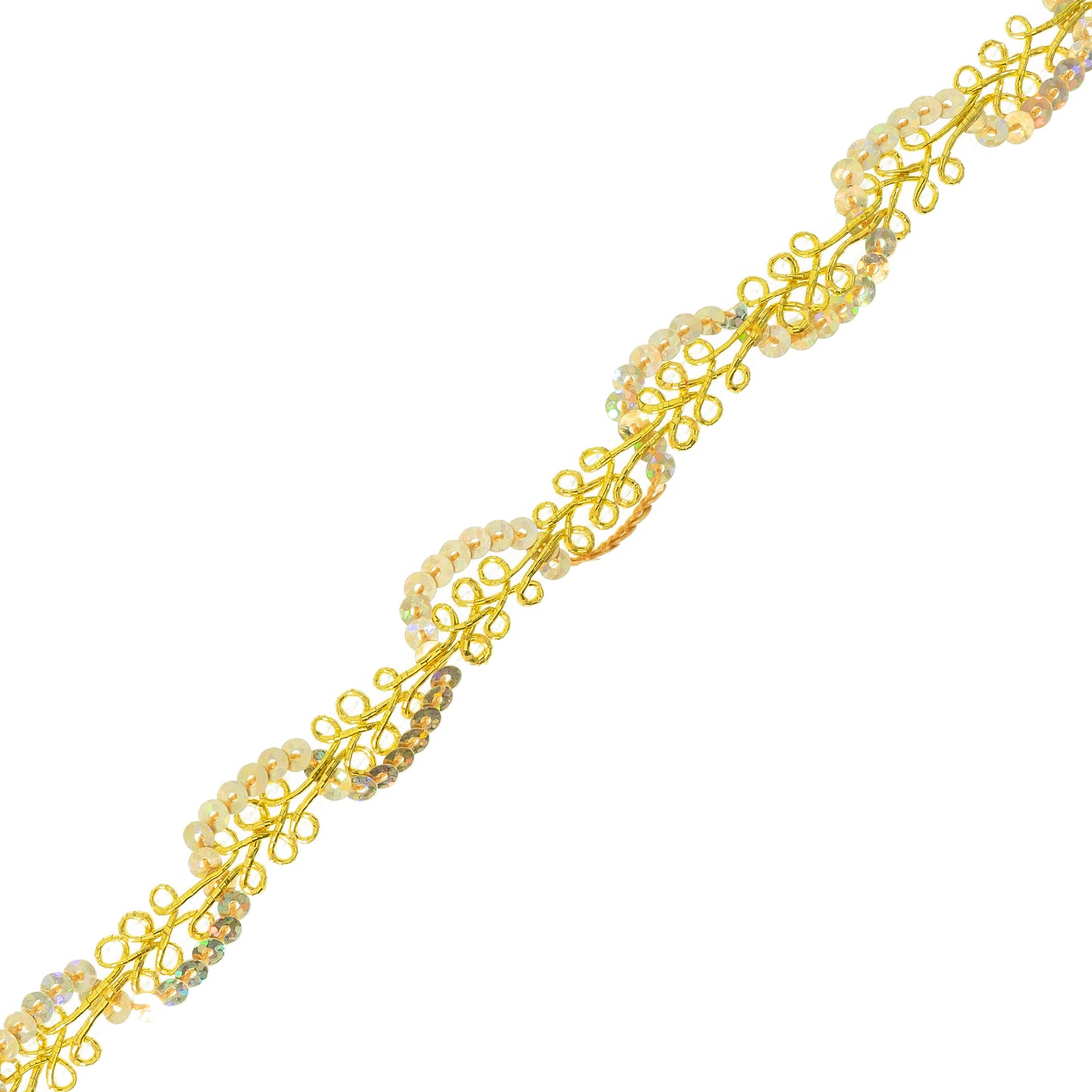Lila Sequin Loop Braid Trim (1/2") (Sold by the Yard)