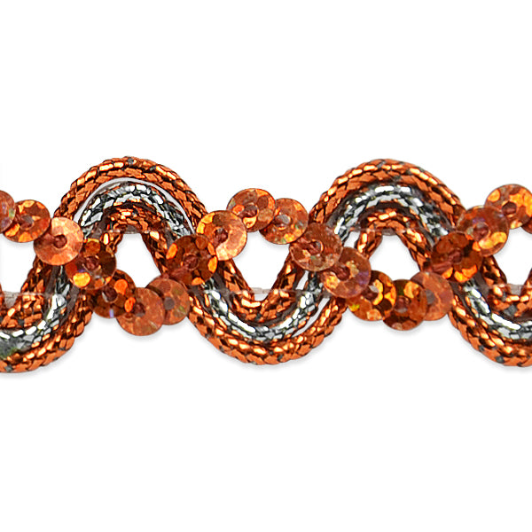 Karmen Sequin Metallic Braid Trim (Sold by the Yard)