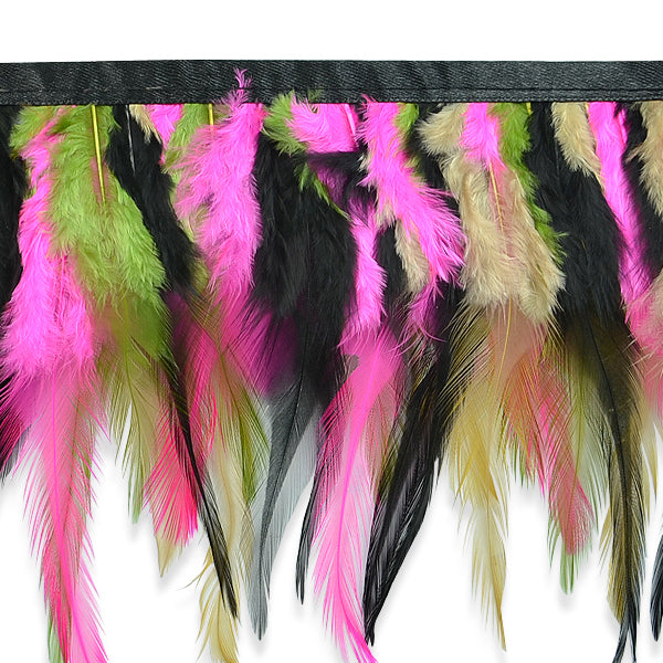 Mali Festive Feather Fringe Trim (Sold by the Yard)