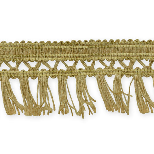 Jandra Natural Woven Braid Fringe Trim (Sold by the Yard)